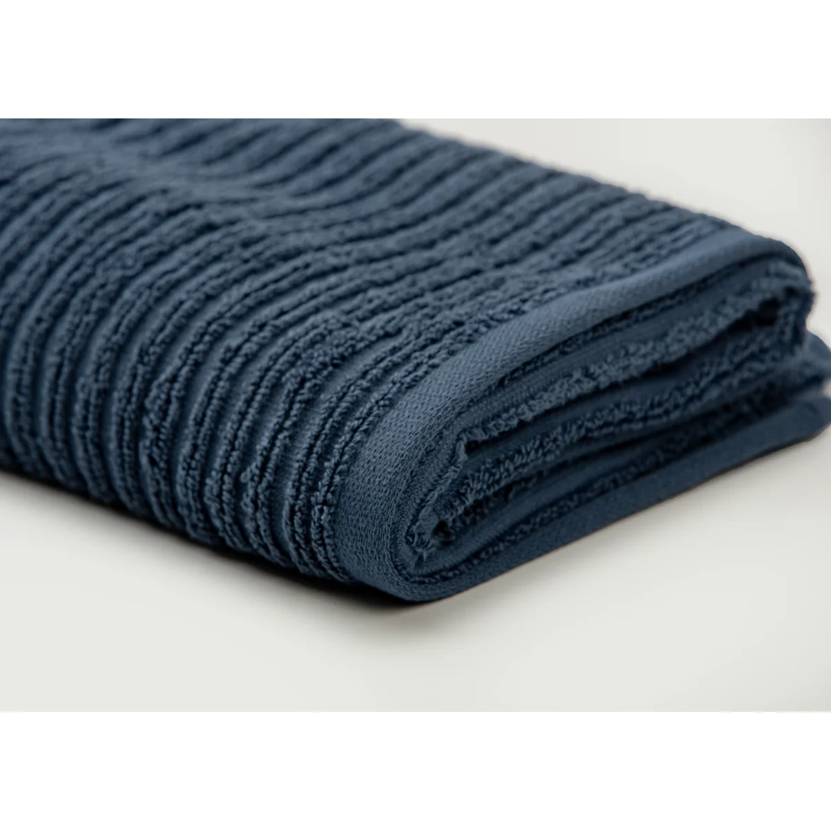 Manamo Jacquard  Bath Towel Cotton Indigo 70x140 cm