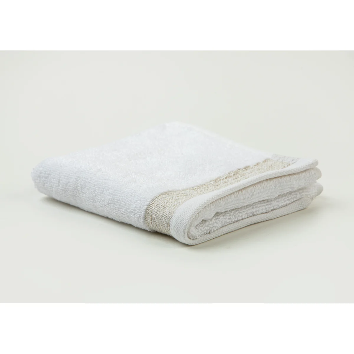 Manamo Pender Jacquard Hand Towel Cotton White 30x50 cm