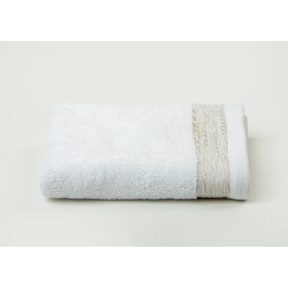 Manamo Pender Jacquard Hand Towel Cotton White 30x50 cm