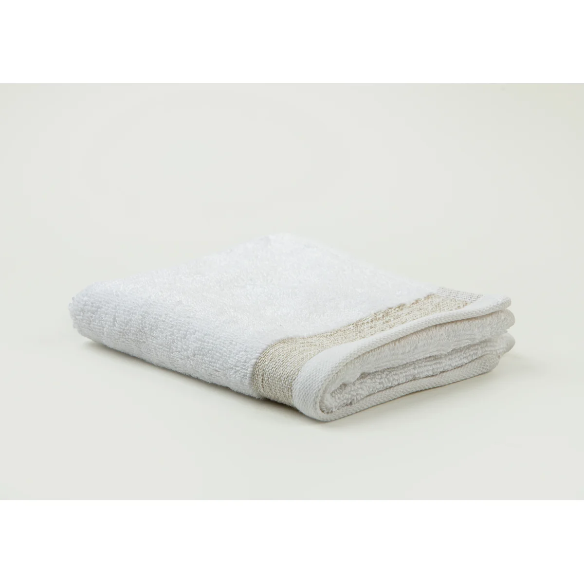 Manamo Pender Jacquard Hand Towel Cotton White 30x50 cm