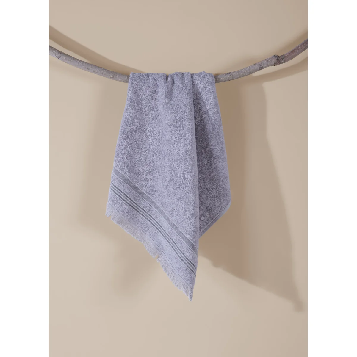 Manamo Sapphire Face Towel Bamboo/Cotton Metal Grey Peshterry 50x90 cm