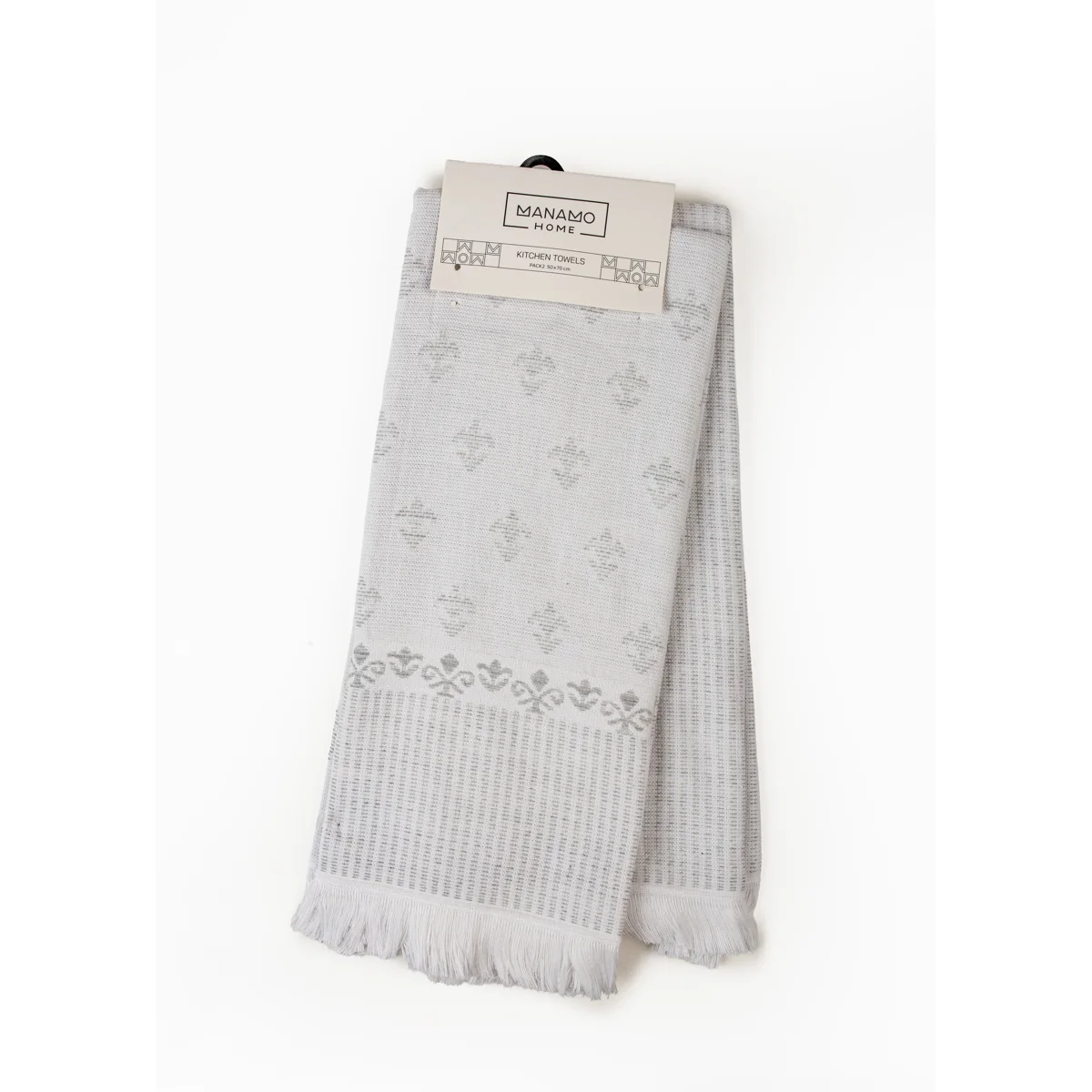 Manamo Mosso  Kitchen Towel Cotton Grey 50x70 (2pc)