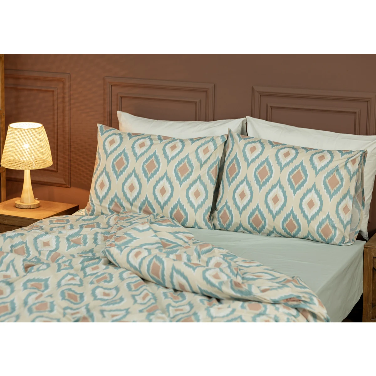Manamo M&D Shara Mist Duvet Cover With Pillow Case Cotton  Single 160x220 cm+50X70 cm