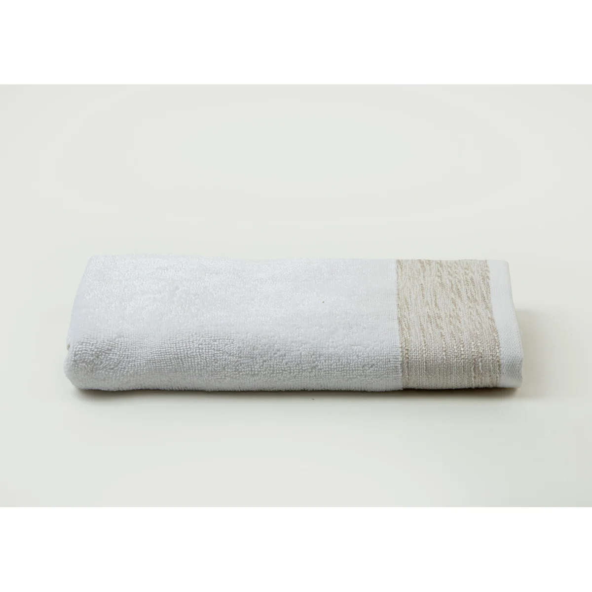 Manamo Pender Jacquard Face Towel Cotton White 50x85 cm