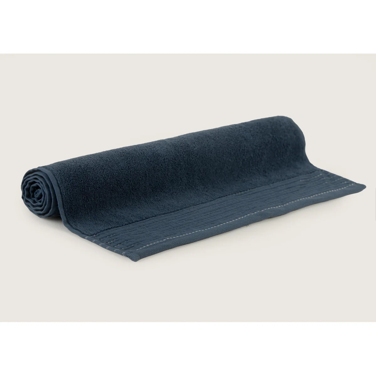 Manamo Clave Jacquard Face Towel Cotton Indigo 50x85 cm