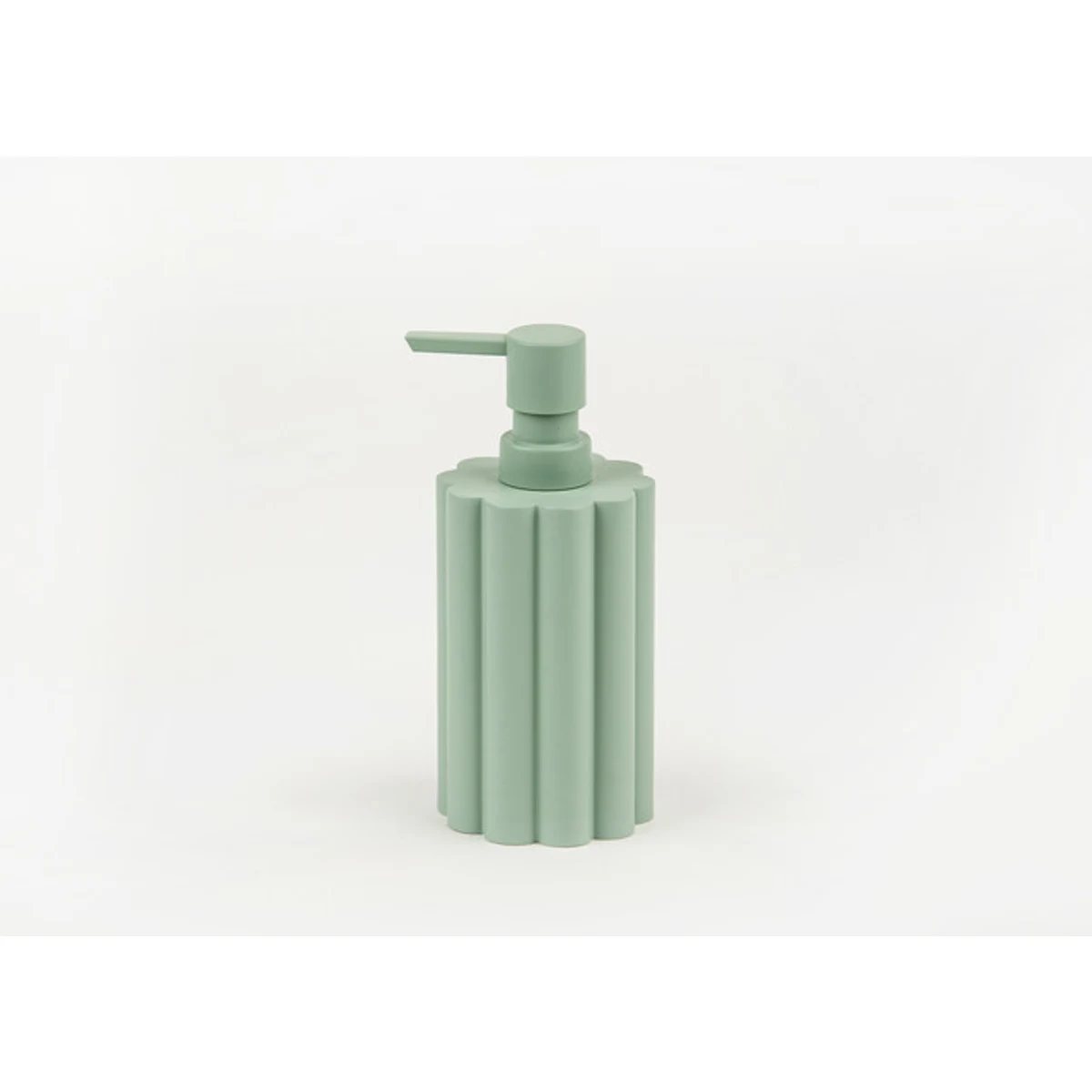 Manamo Tria Liquid Soap Dispenser  Polyresin Cameo Green  7.5x7.5x17.5 cm