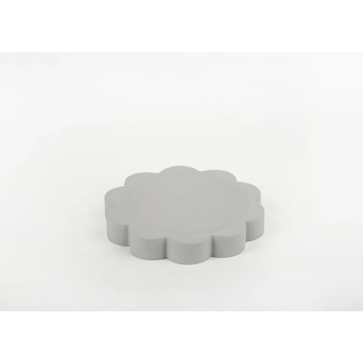 Manamo Tria Soap Dish  Polyresin Gray  11.7x11.7x1.8 cm