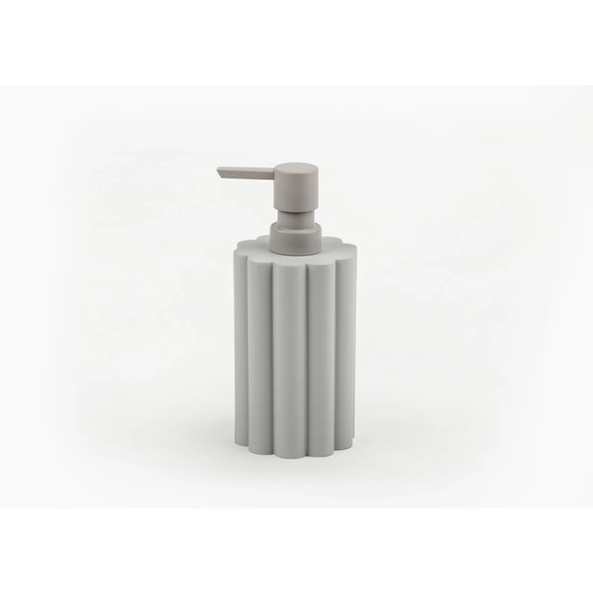 Manamo Tria Liquid Soap Dispenser Polyresin Gray  7.5x7.5x17.5 cm