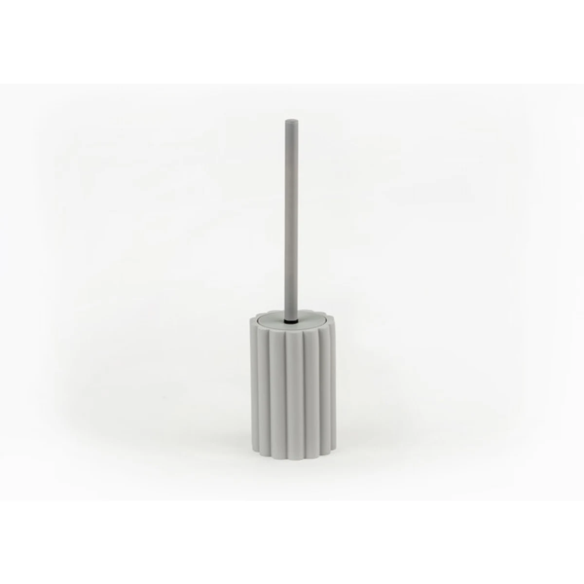 Manamo Tria Toilet Brush  Polyresin Gray  10.5x10.5x15.6 cm