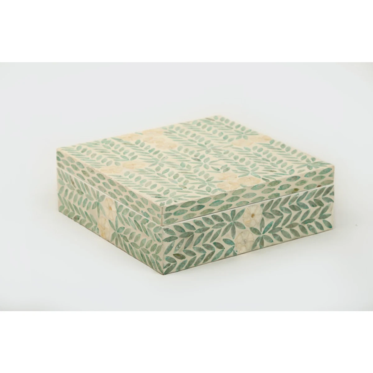 Manamo Madelyn დეკორატიული ყუთი MDF/Pearl 33x33x11 სმ