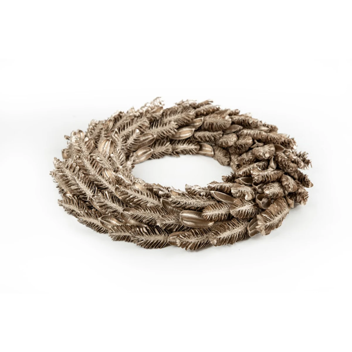 PINE TRUNK DOOR DECORATION 44X8 CM CHAMPAGNE