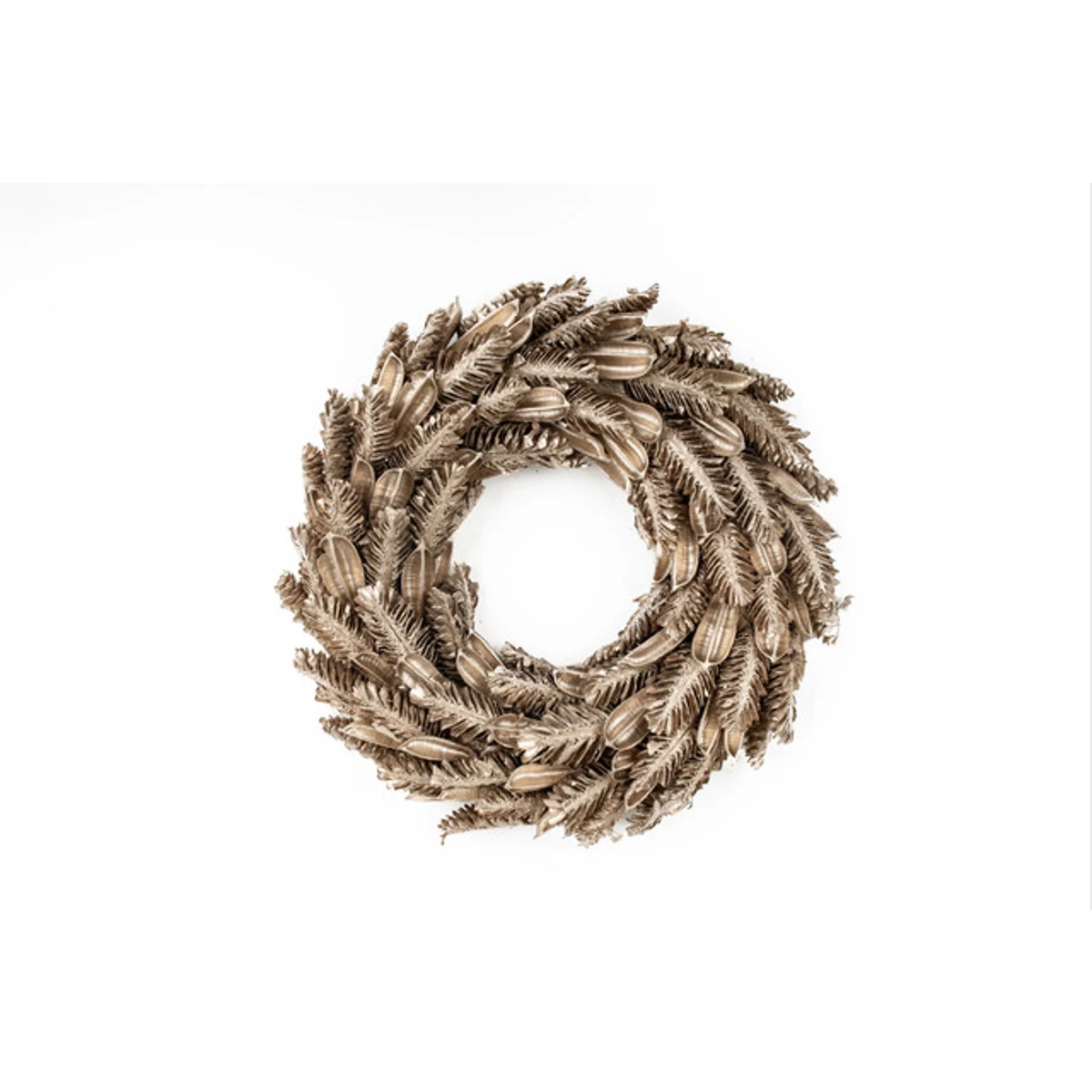 PINE TRUNK DOOR DECORATION 44X8 CM CHAMPAGNE