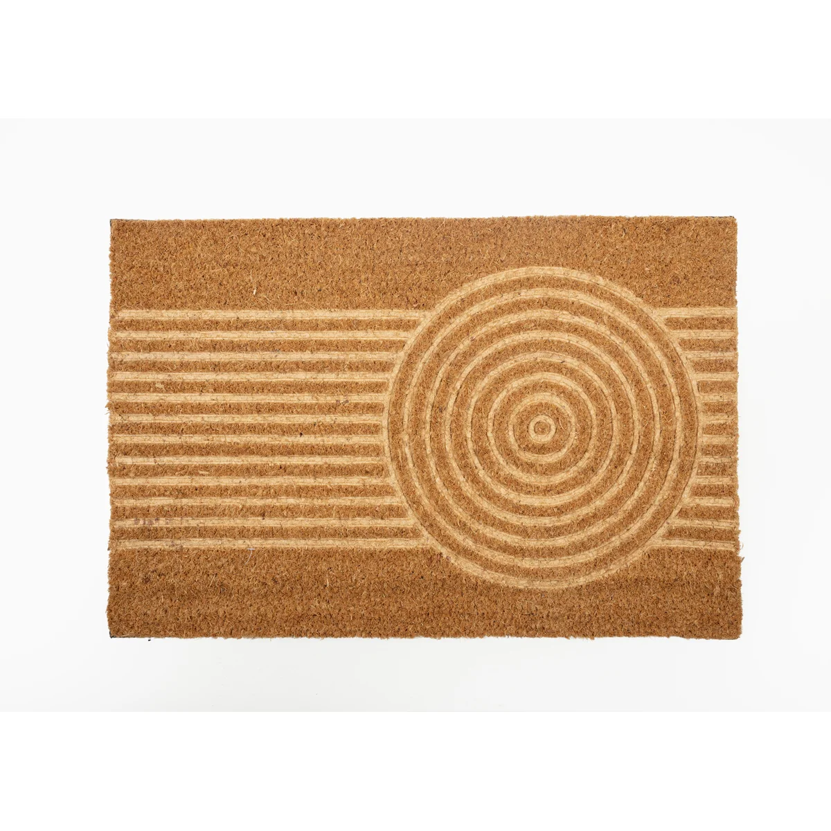 Manamo Circle  Doormat Printed Coir Colorful 40x60 cm
