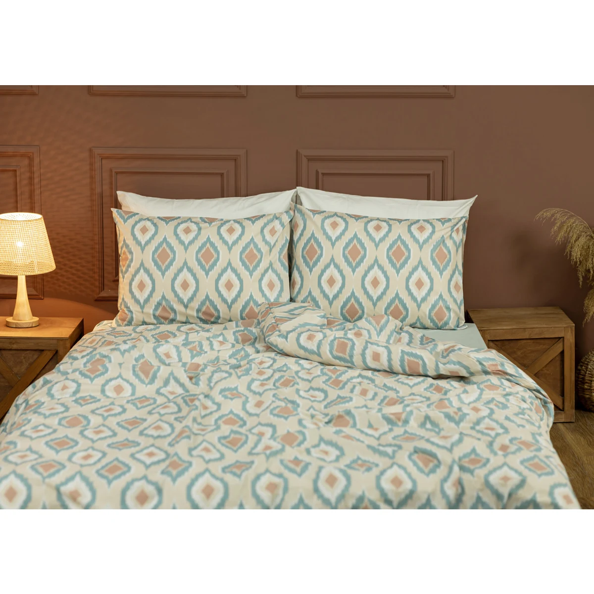 Manamo M&D Shara Mist Duvet Cover With Pillow Case Cotton  Double 200x220+50x70 cm(2)
