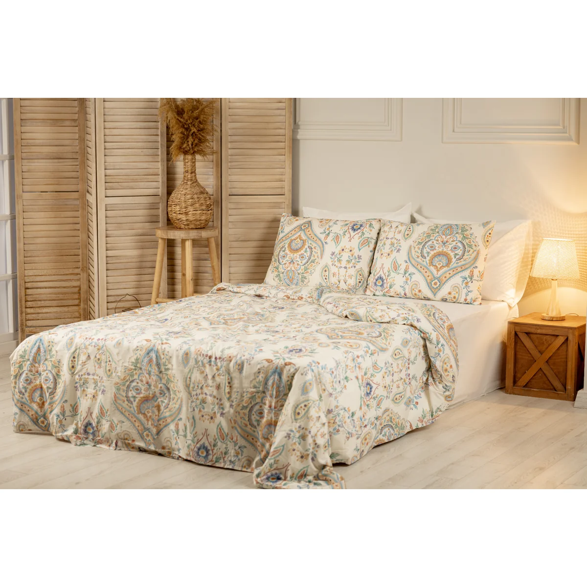 Manamo Chandelier Bed Linen Set Cotton Yellow 200x220 cm+240x260 cm+50x70 cm(2)