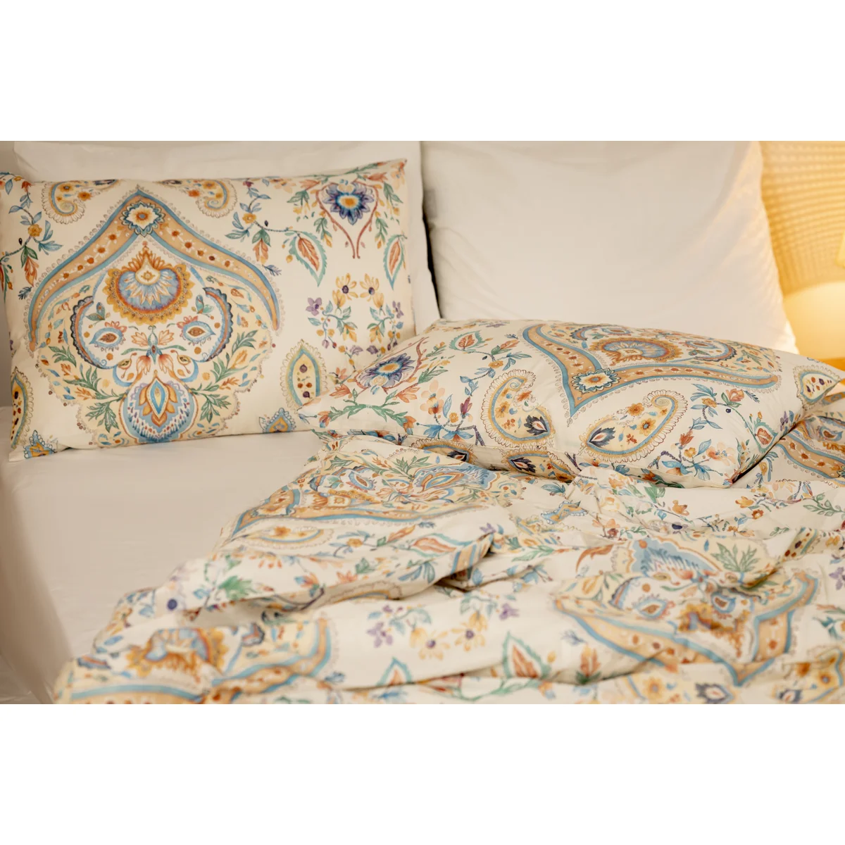 Manamo Chandelier Bed Linen Set Cotton Yellow 200x220 cm+240x260 cm+50x70 cm(2)