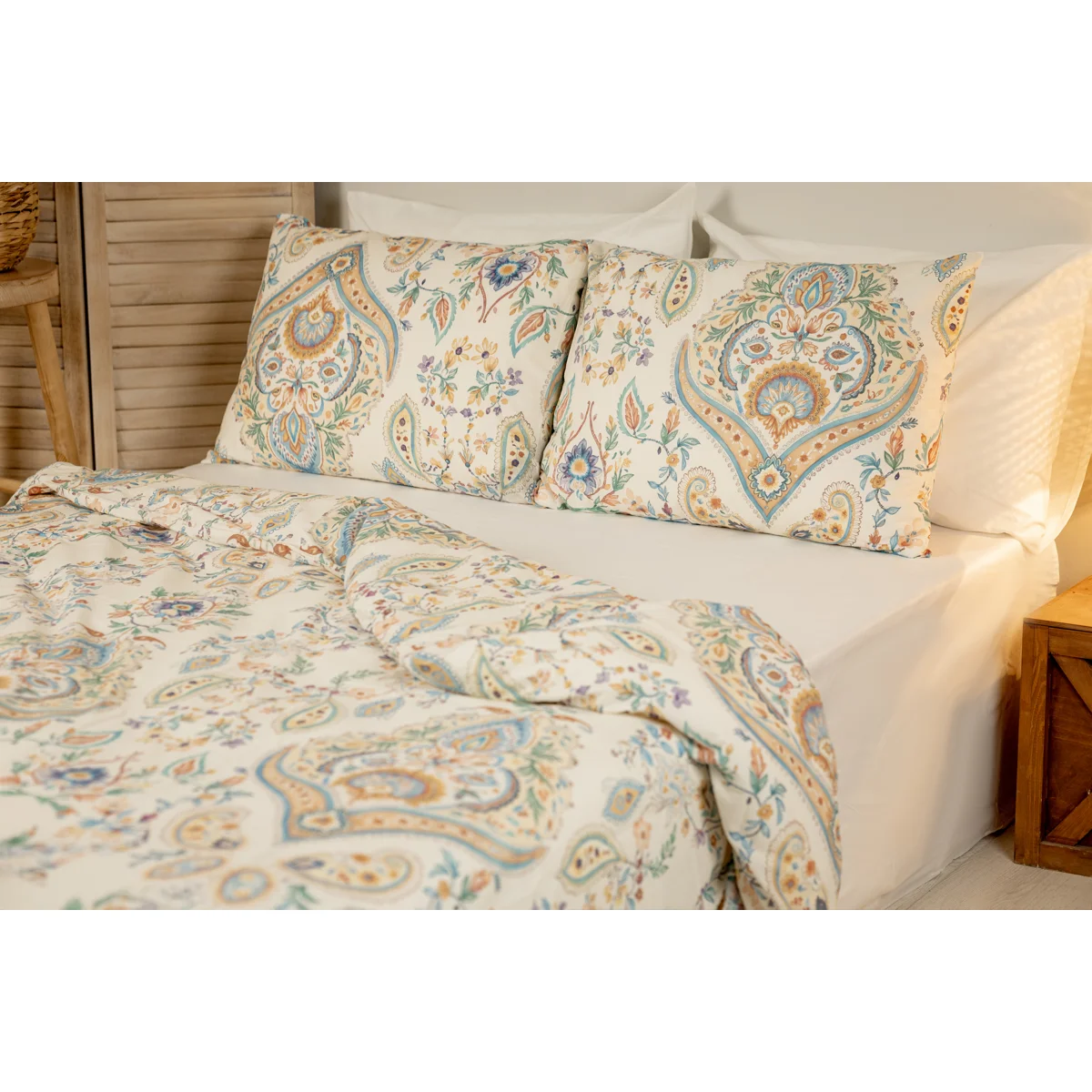 Manamo Chandelier Bed Linen Set Cotton Yellow 200x220 cm+240x260 cm+50x70 cm(2)