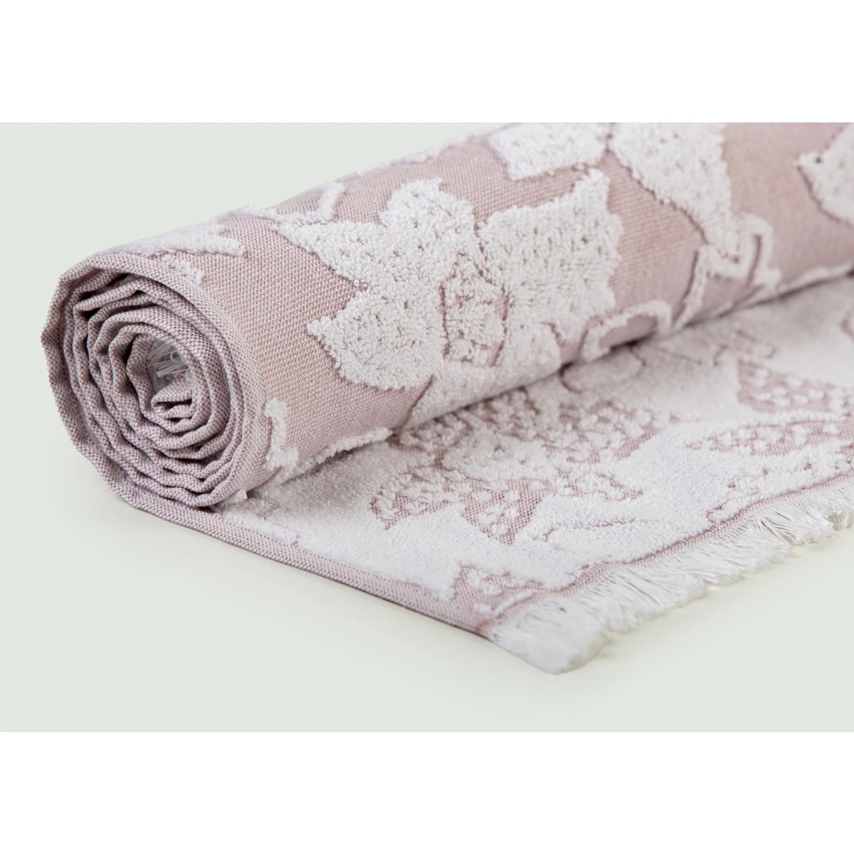 Manamo Valencia Jacquard Hand Towel Cotton Violet 30x50 cm