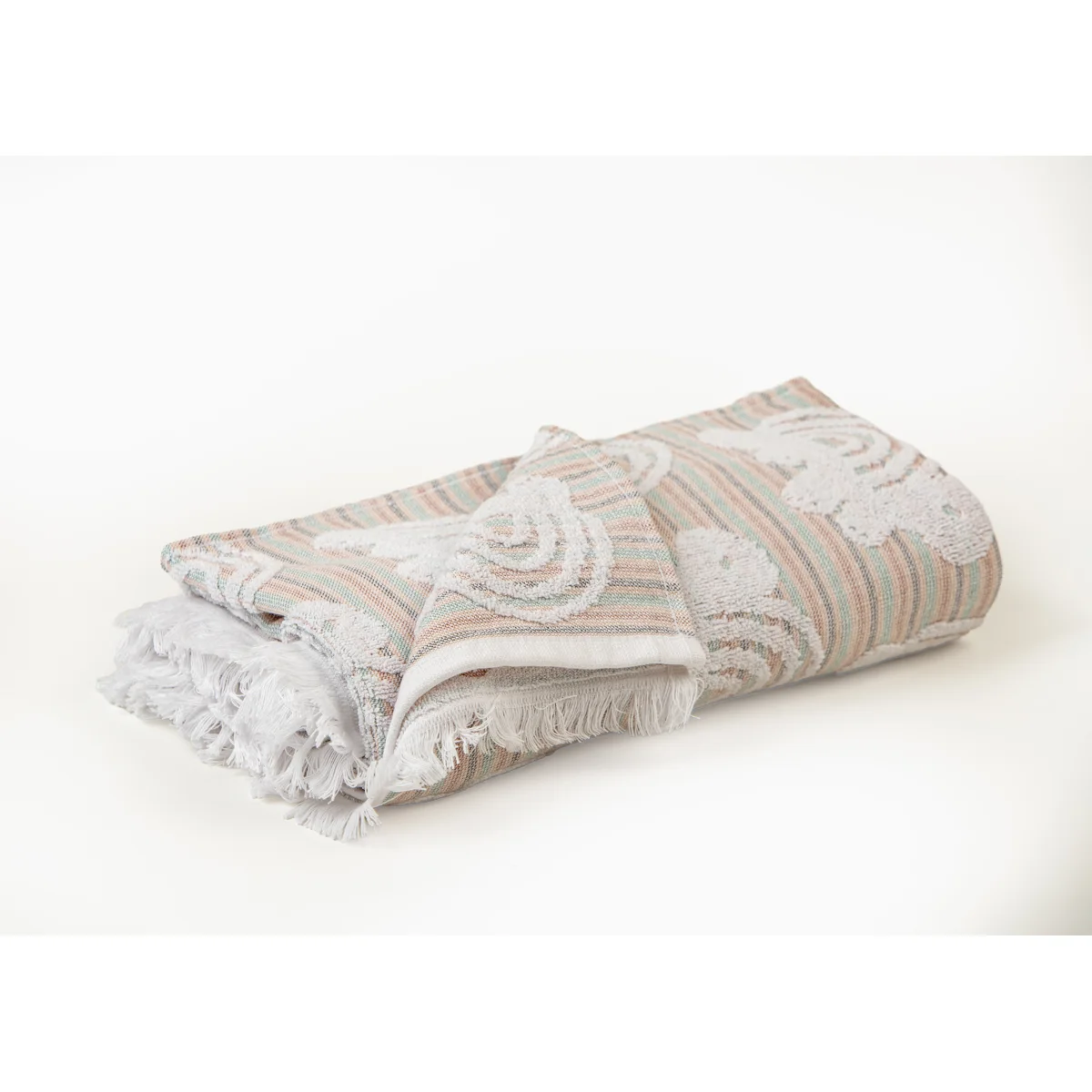 Manamo Tortoise Jacquard Baby Pique Cotton Multi 100x120 cm