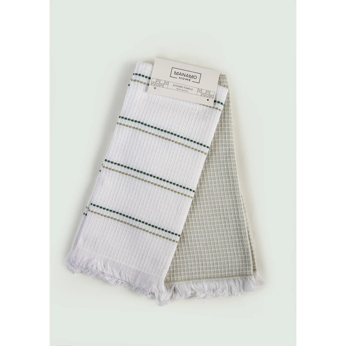 Manamo Baggy-Harvey Jacquard Kitchen Towel Set Of 2x50X70 Cameo
