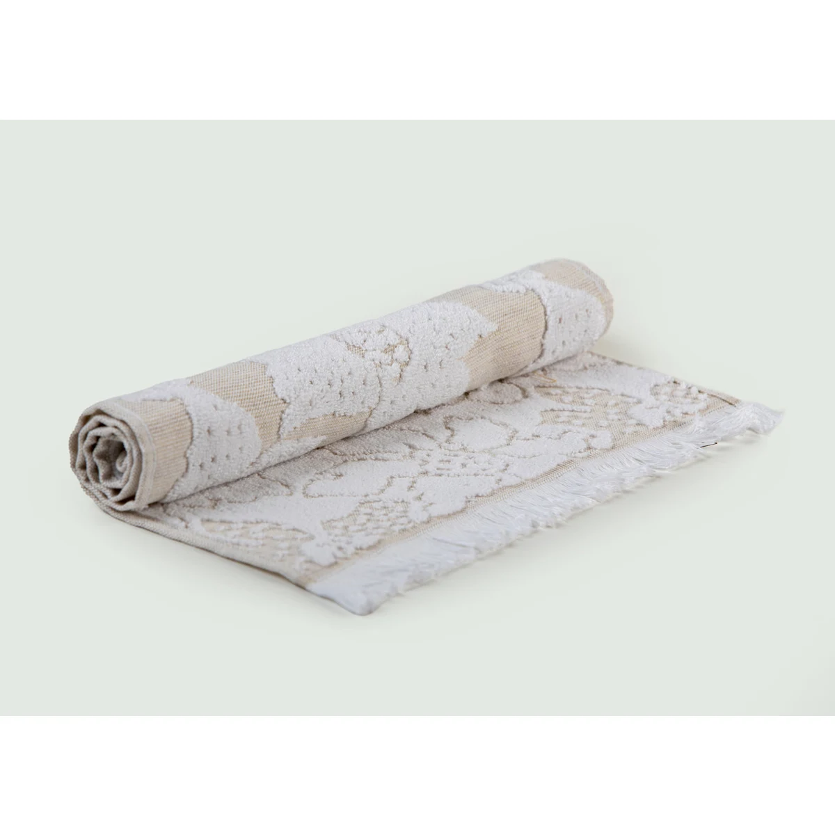 Manamo Valencia Jacquard Hand Towel Cotton Linen 30x50 cm
