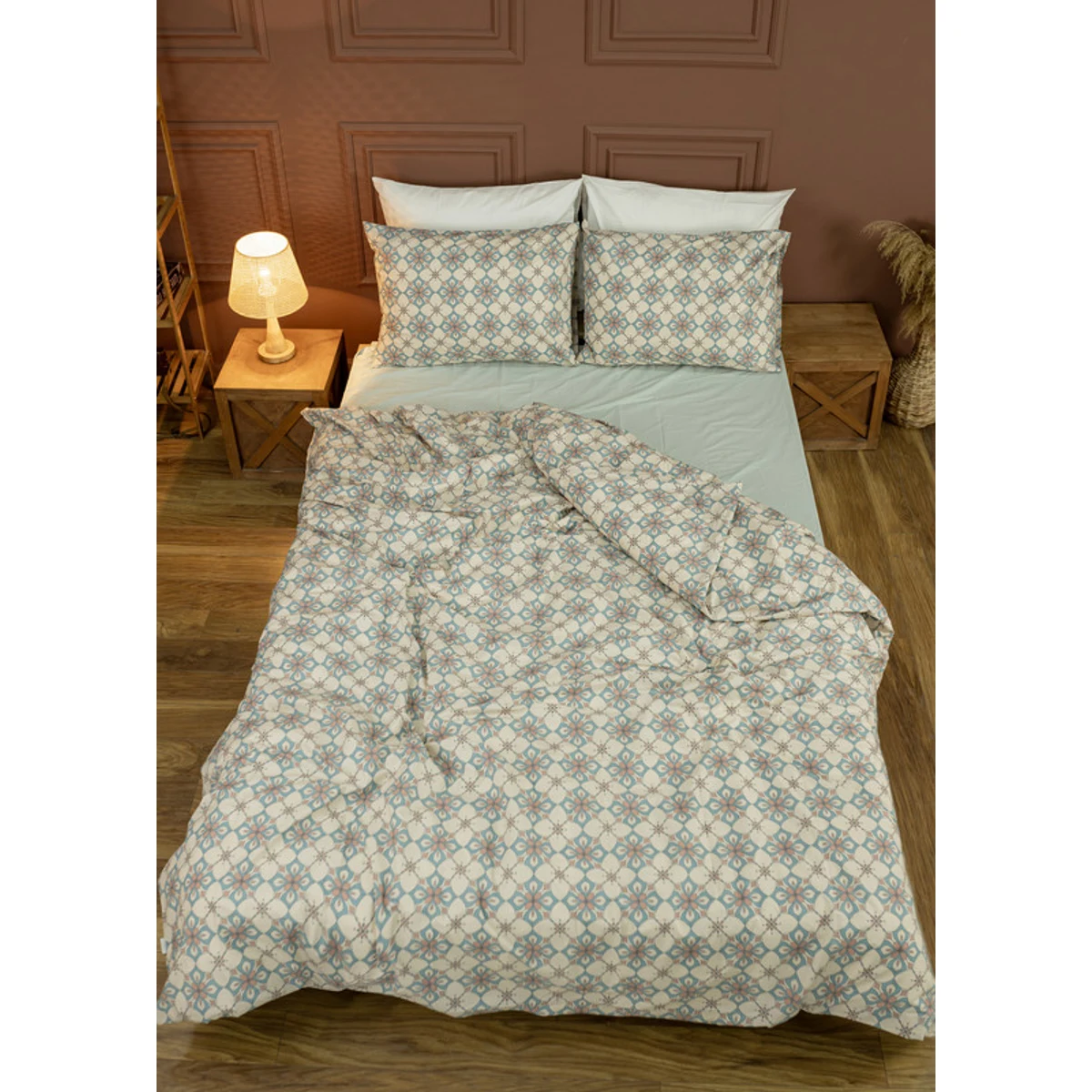 Manamo M&D Serenity Duvet Cover With Pillow Case Cotton  Single 160x220 cm+50X70 cm