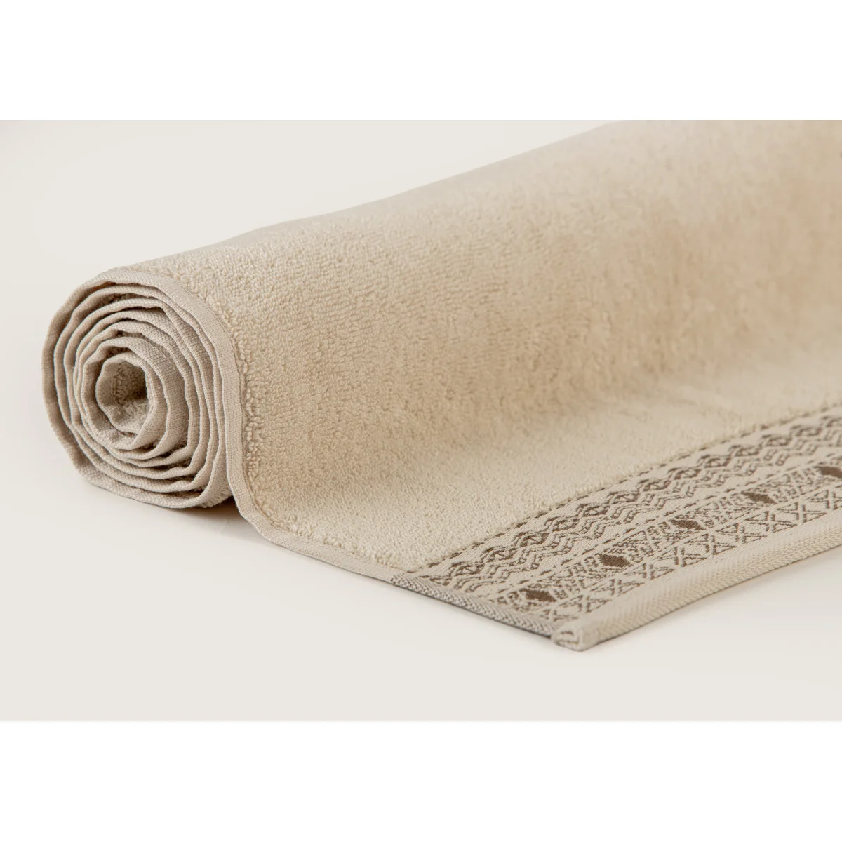 Manamo Blen Jacquard Bath Towel Cotton Linen 70x140 cm