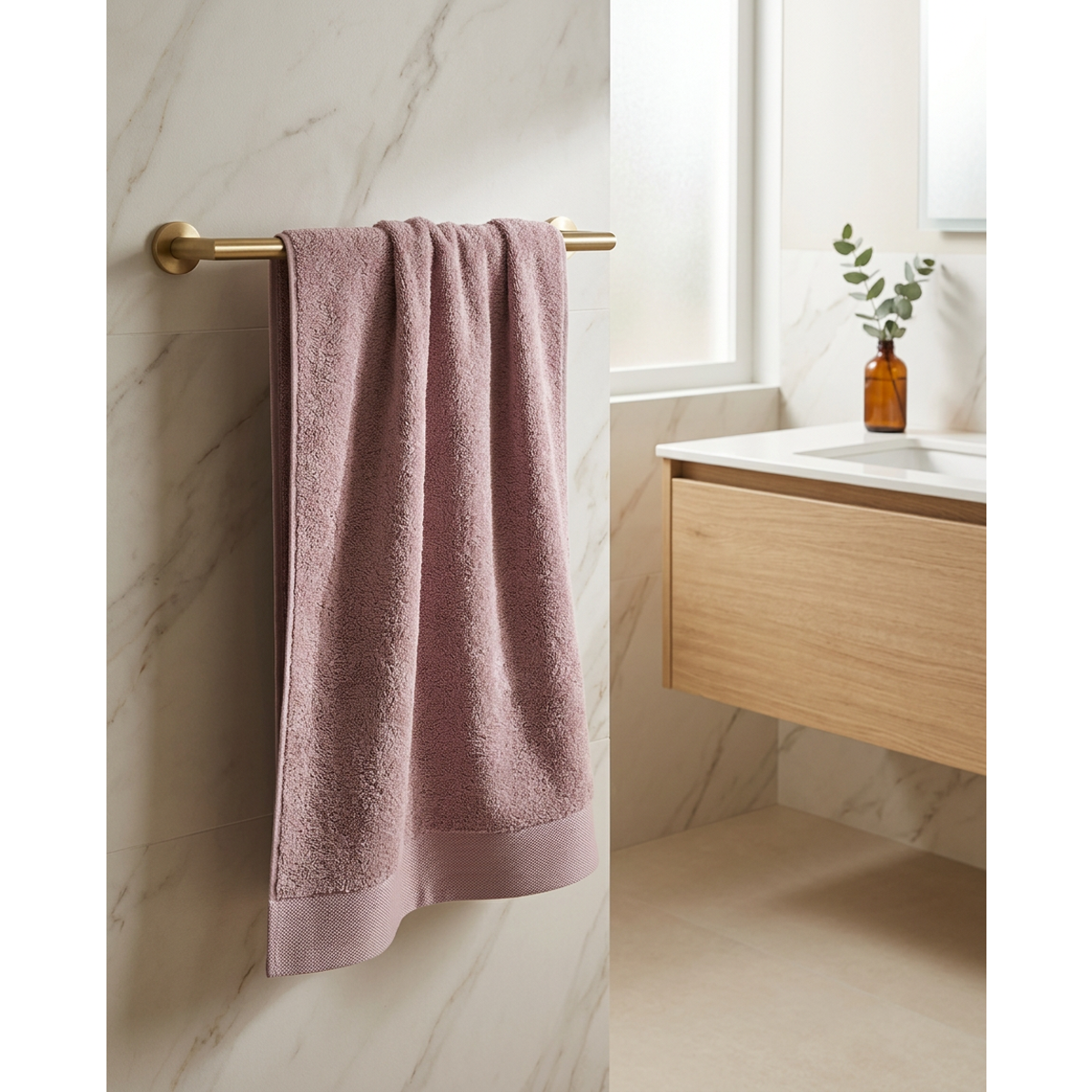 Manamo Pure Bamboo Bath Towel Violet 75x150 cm