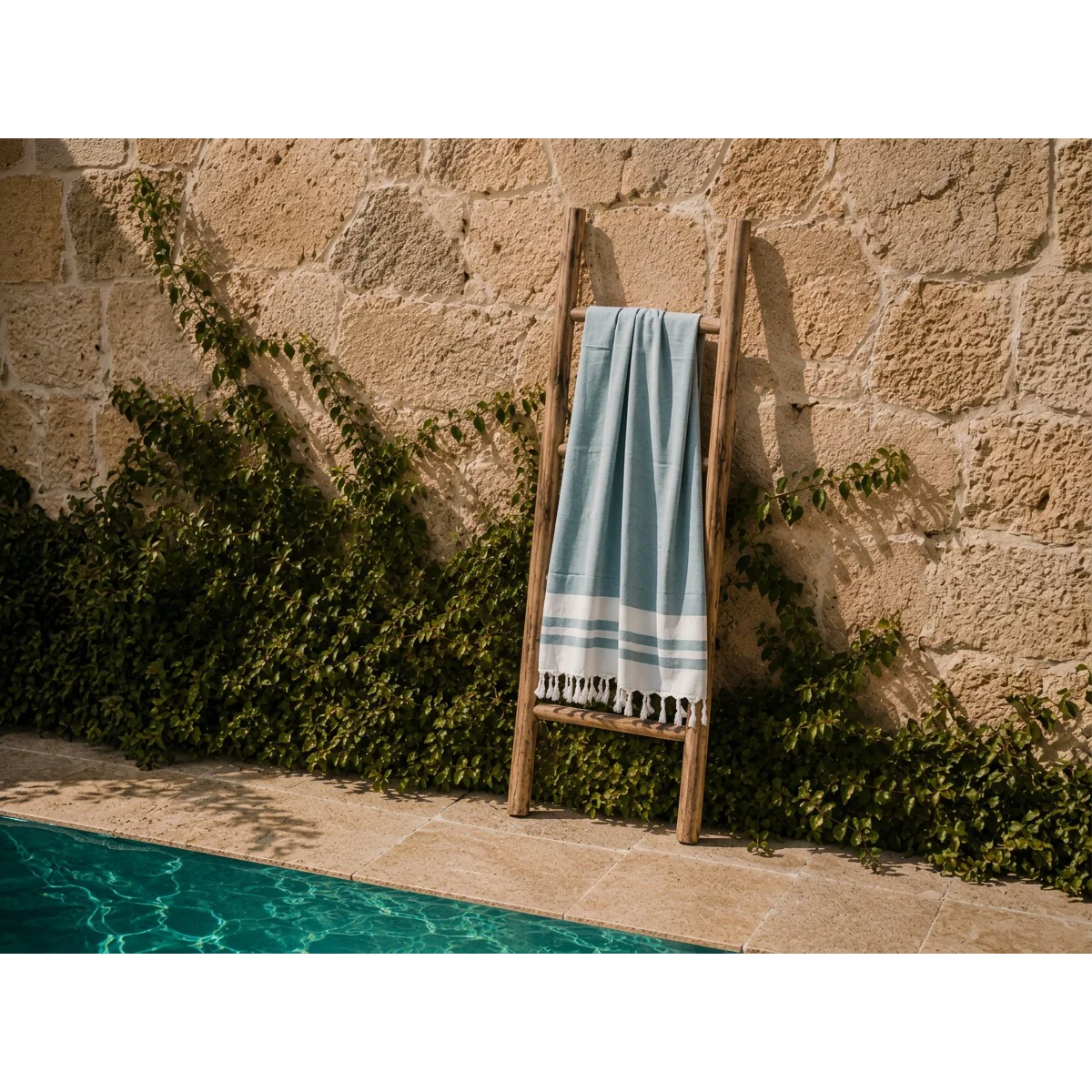Manamo Westin Peshtery Beach Towel Cotton Denim 90x180 cm