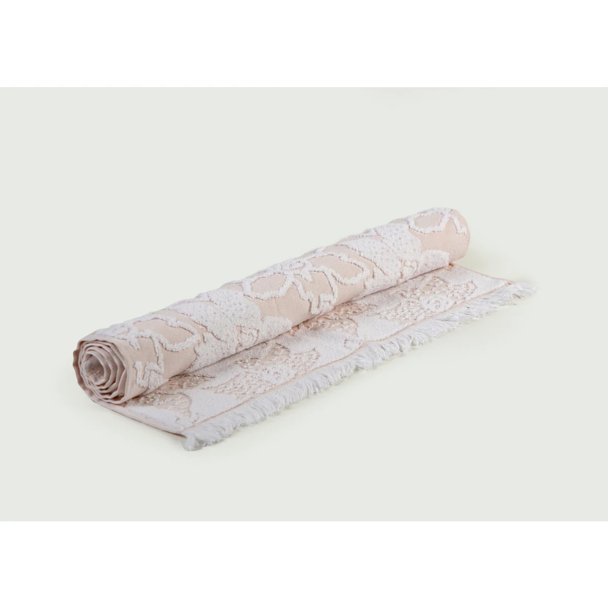Manamo Valencia Jacquard Face Towel Cotton Blush 50x85 cm