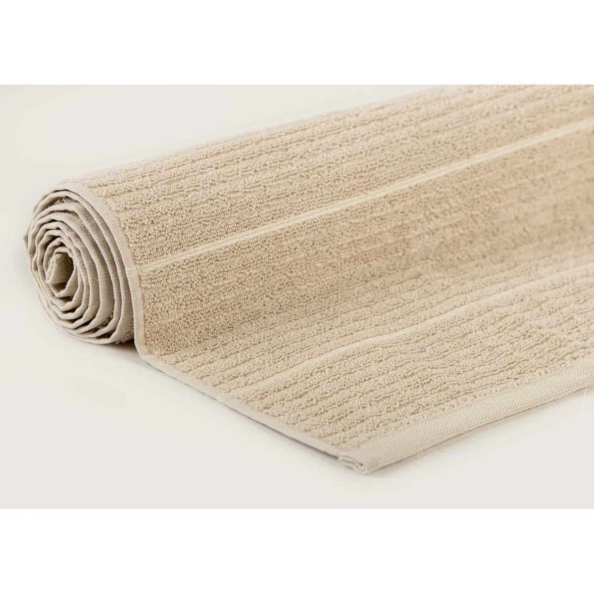 Manamo Bettine Jacquard Bath Towel Cotton Biscuit 70x140 cm