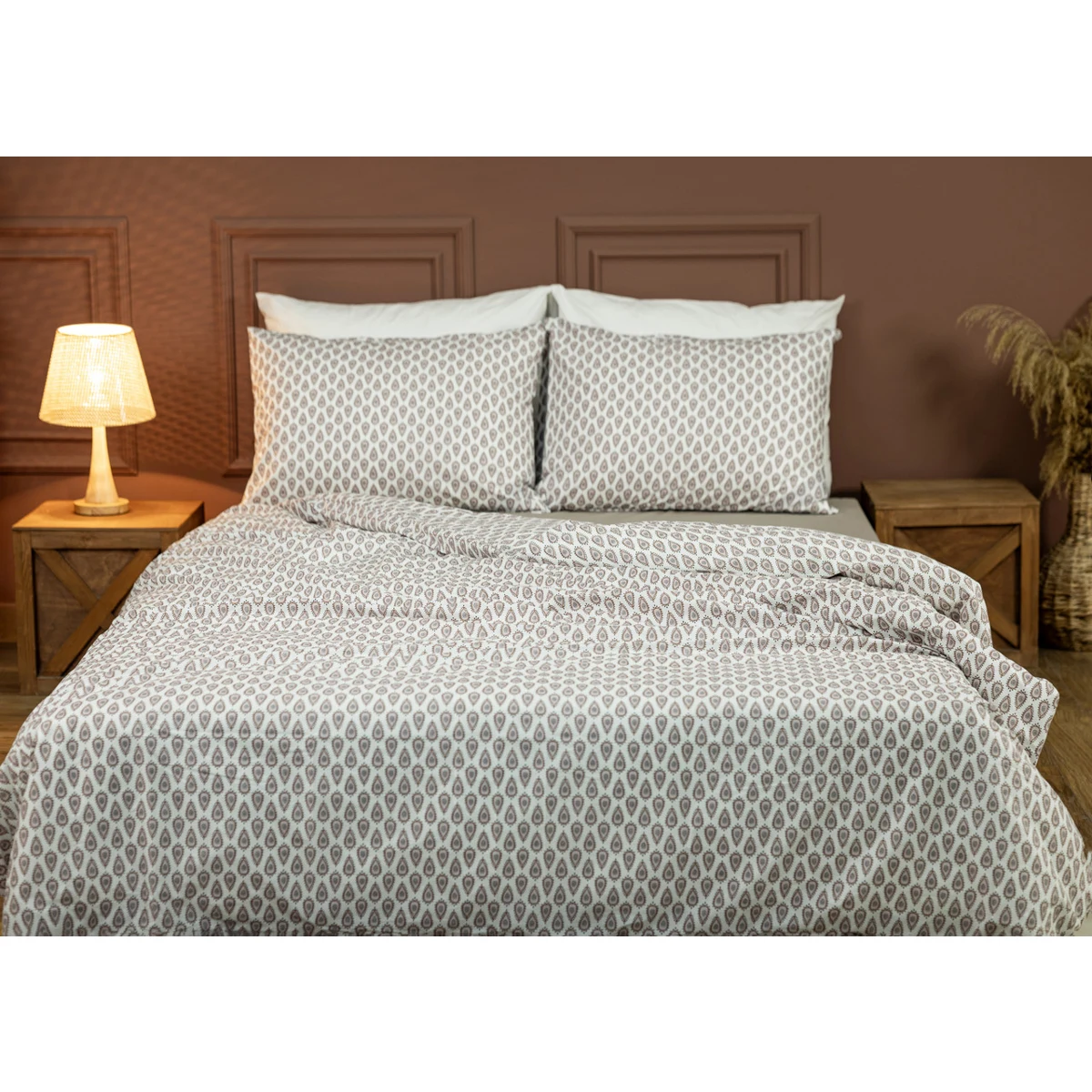 Manamo M&D Elaris Duvet Cover With Pillow Case Cotton  Single 160x220 cm+50X70 cm