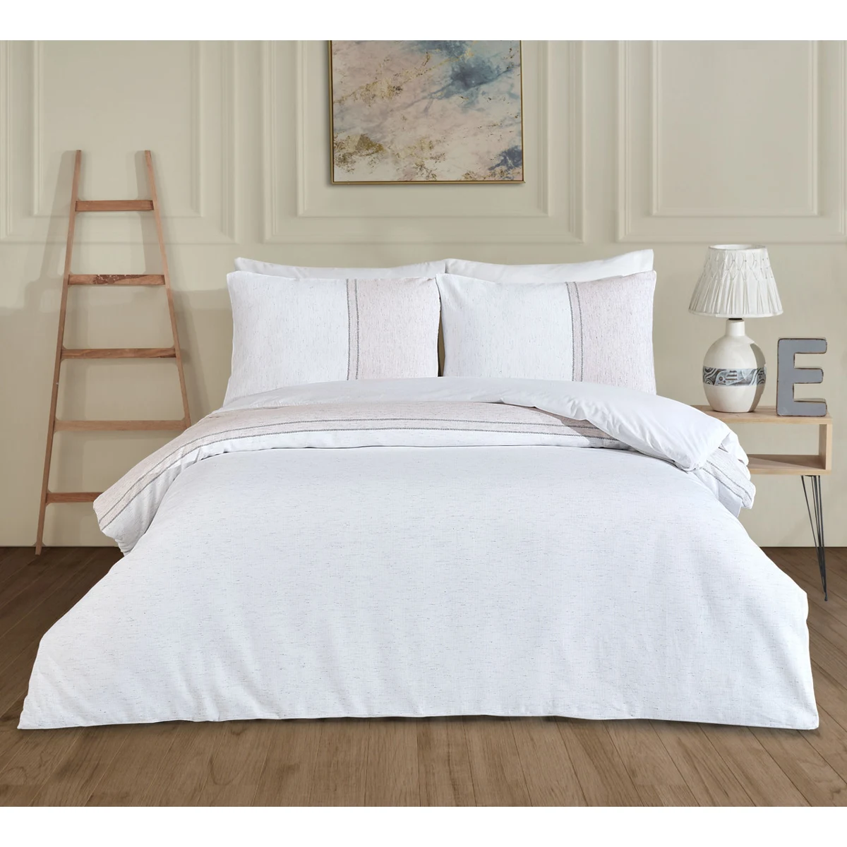 Manamo Venison Duvet Cover With Pillow Case Cotton White  160x220 + 50x70