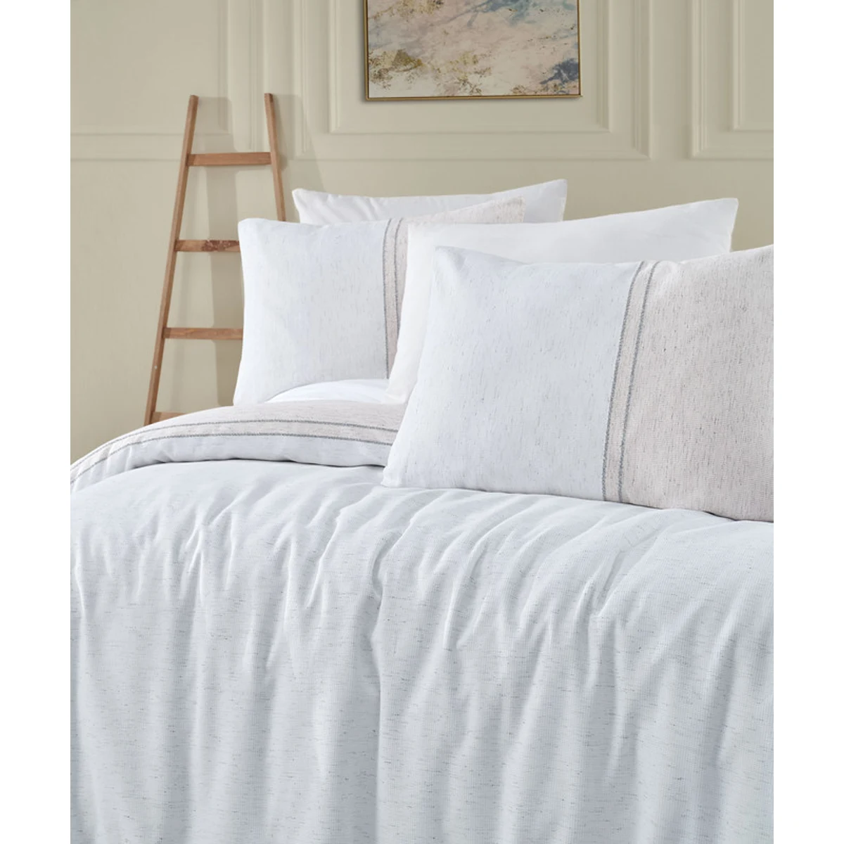 Manamo Venison Duvet Cover With Pillow Case Cotton White  160x220 + 50x70