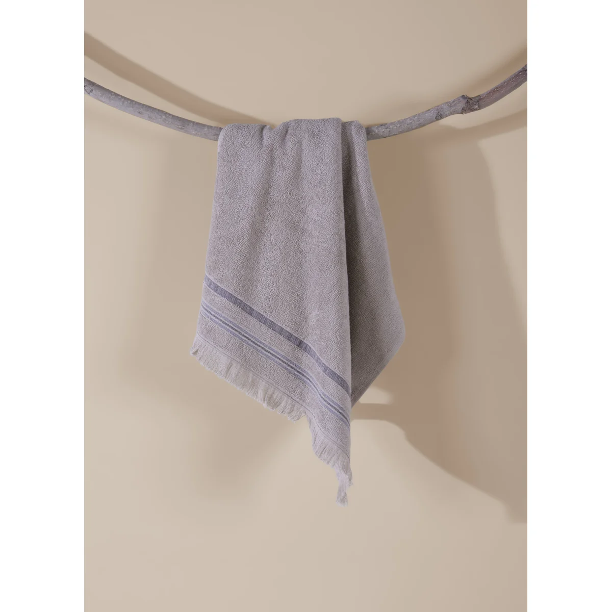 Manamo Sapphire Face Towel Bamboo/Cotton Beige Peshterry 50x90 cm