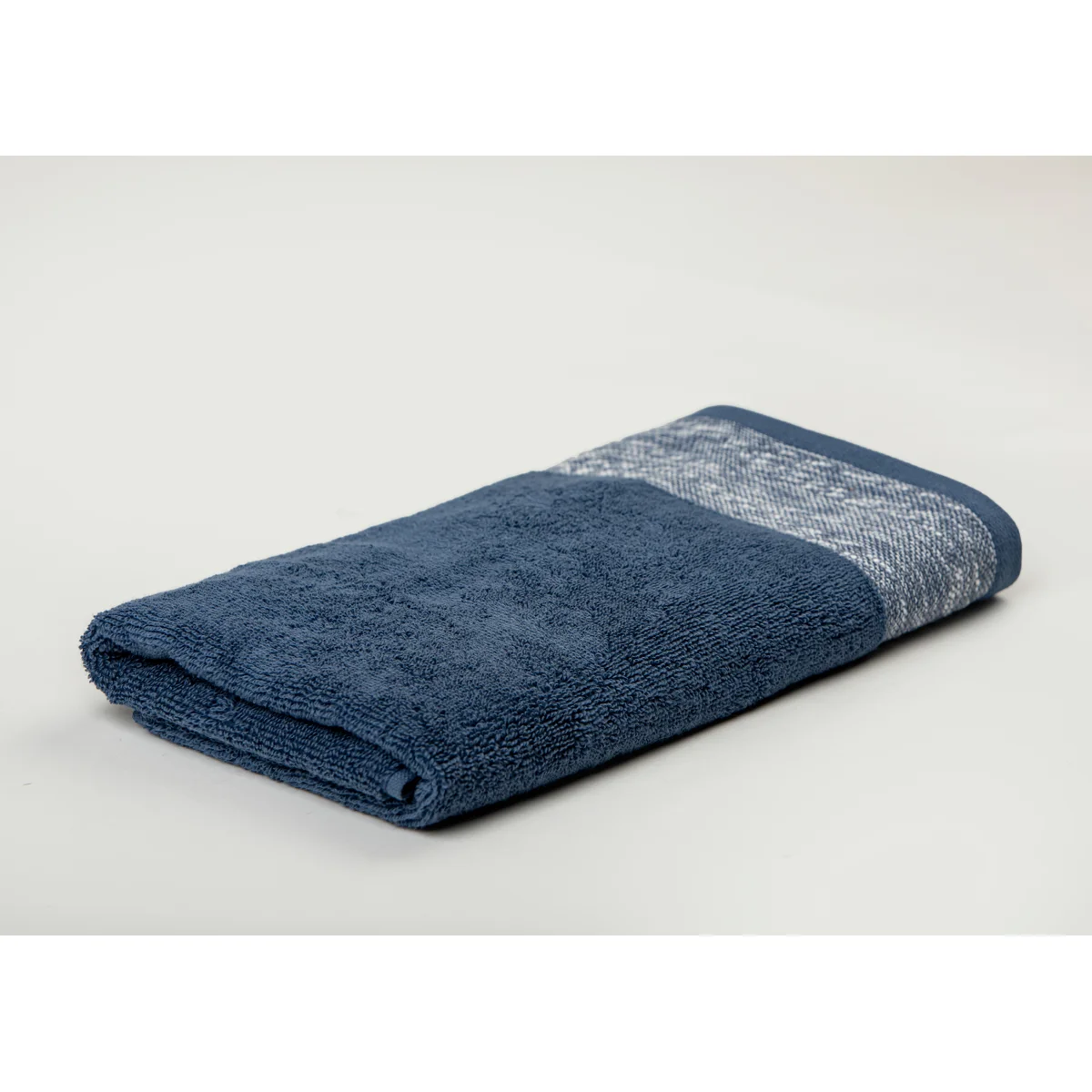 Manamo Pender Jacquard Face Towel Cotton Indigo 50x85 cm