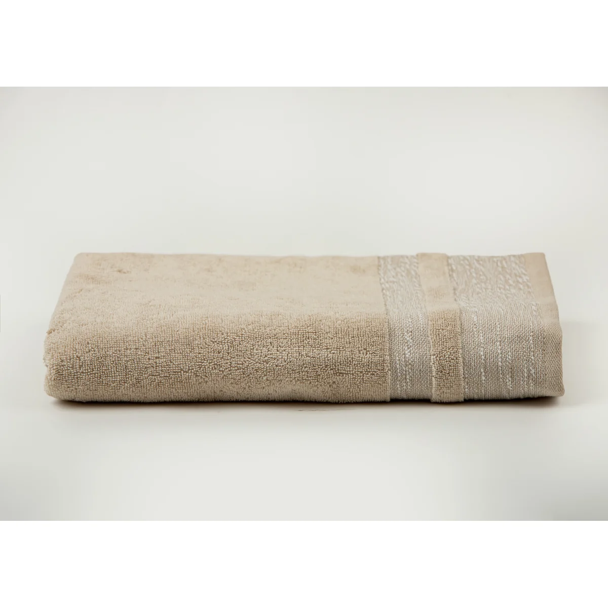 Manamo Pender Jacquard Bath Towel Cotton Biscuit 70x140 cm