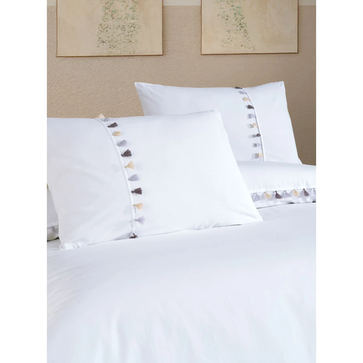 Manamo Efes Duvet Cover With Pillow Case Cotton White  200x220 + 50x70 (2pcs)