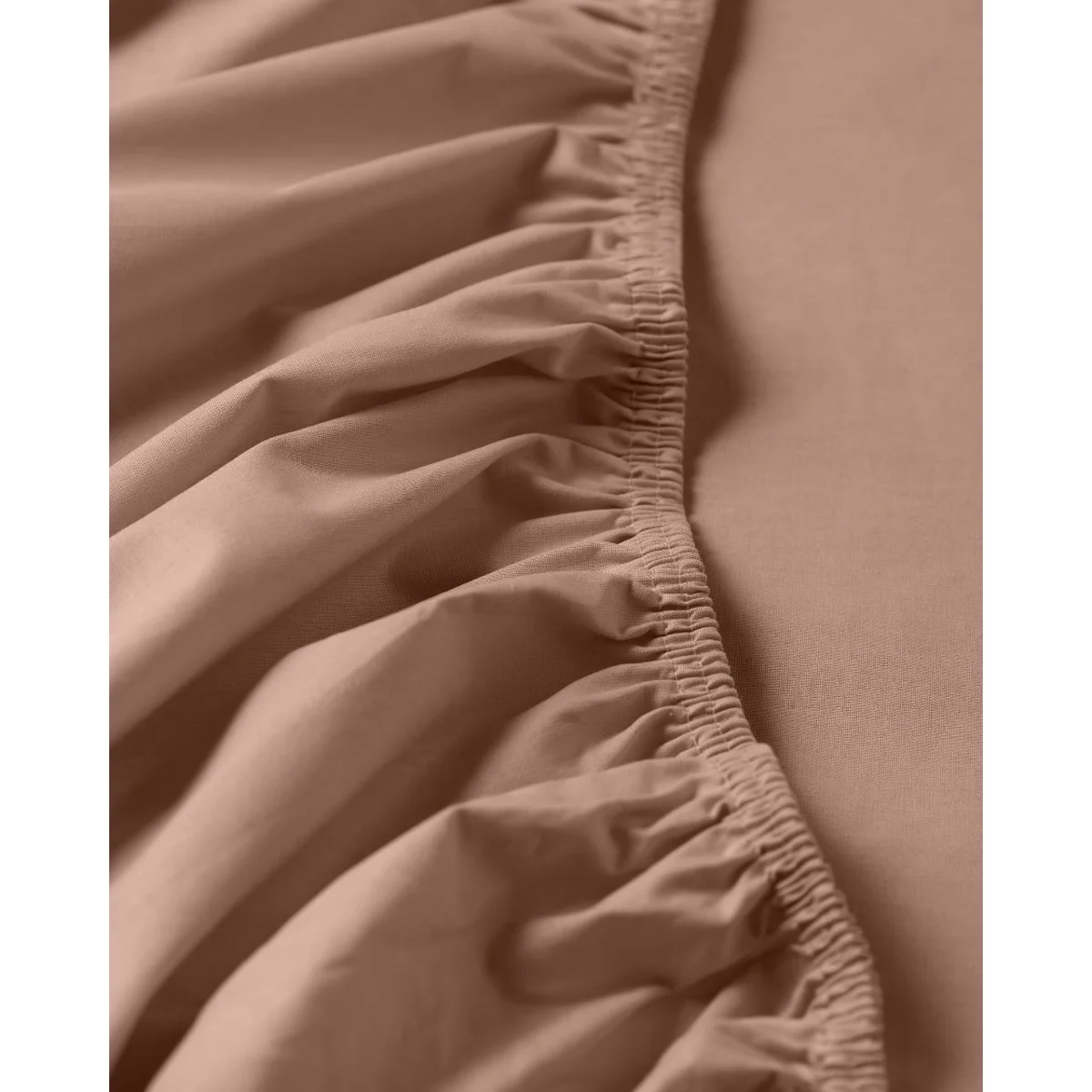 Manamo M&D Fitted Sheet Beige Queen 180x200+30 cm