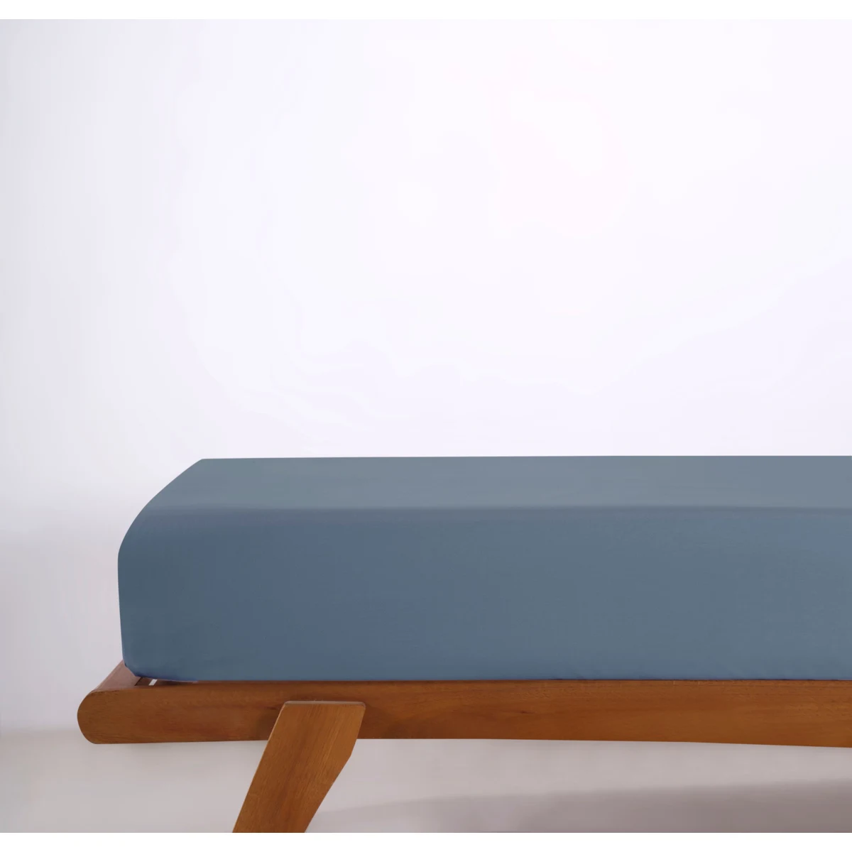 Manamo M&D Flat Bed Sheet Blue Double 240x260 cm