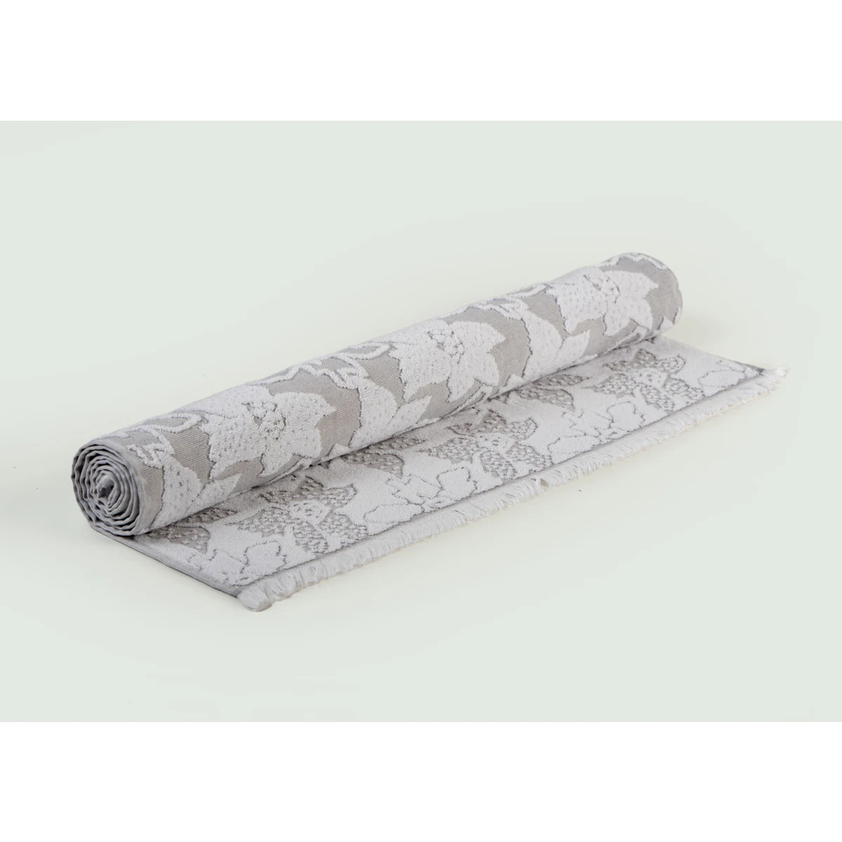 Manamo Valencia Jacquard Bath Towel Cotton Grey 70x140 cm