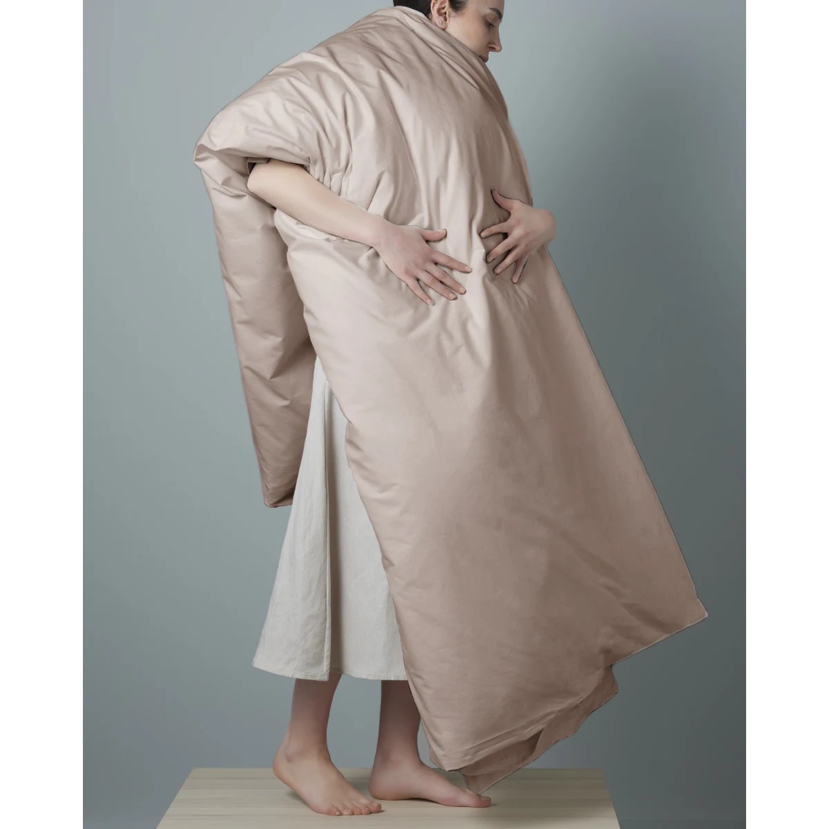 Manamo M&D Duvet Cover Beige Single Size 160x220 cm