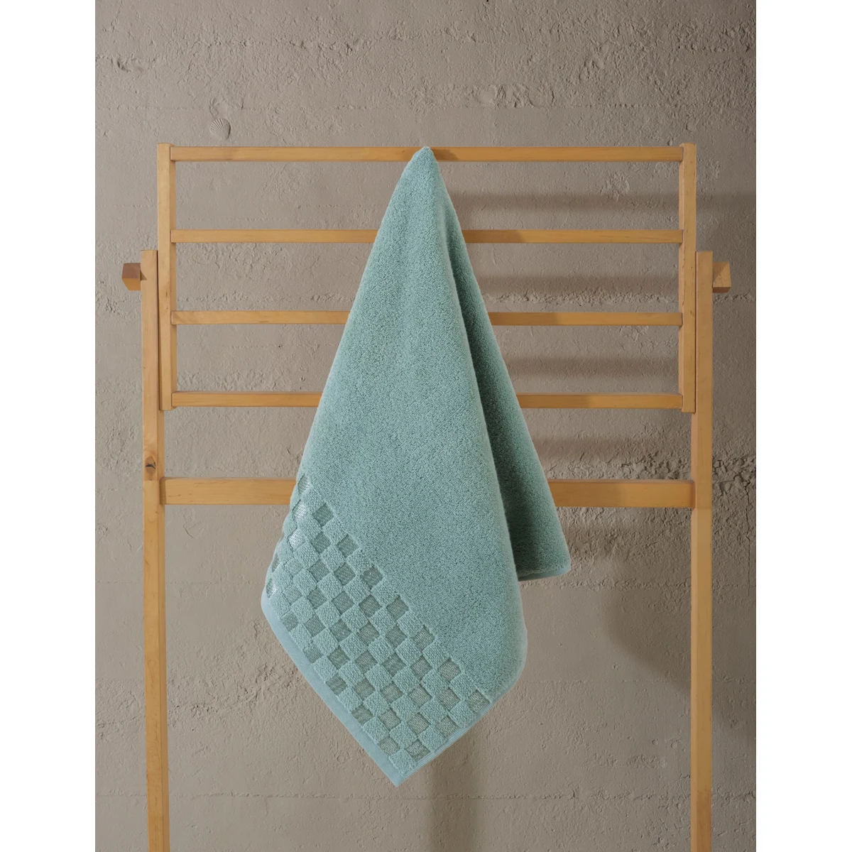 Manamo Checker Face Towel Microcotton Cameo 50x85 cm