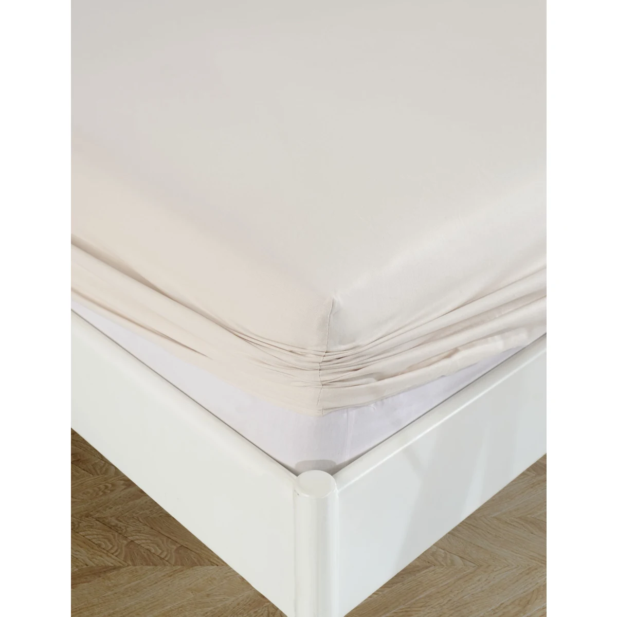 M&D FITTED SHEET LINEN 100X200+30