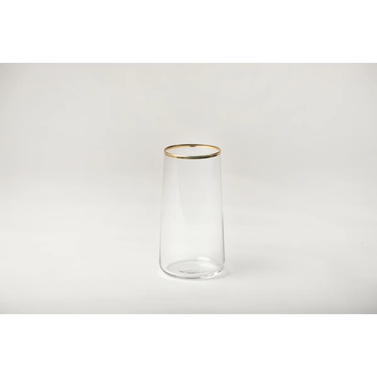 Manamo Avantgarde Cocktail Glass Transparent / Gold Rim 520 cc × H 150 mm × Ø 79 mm