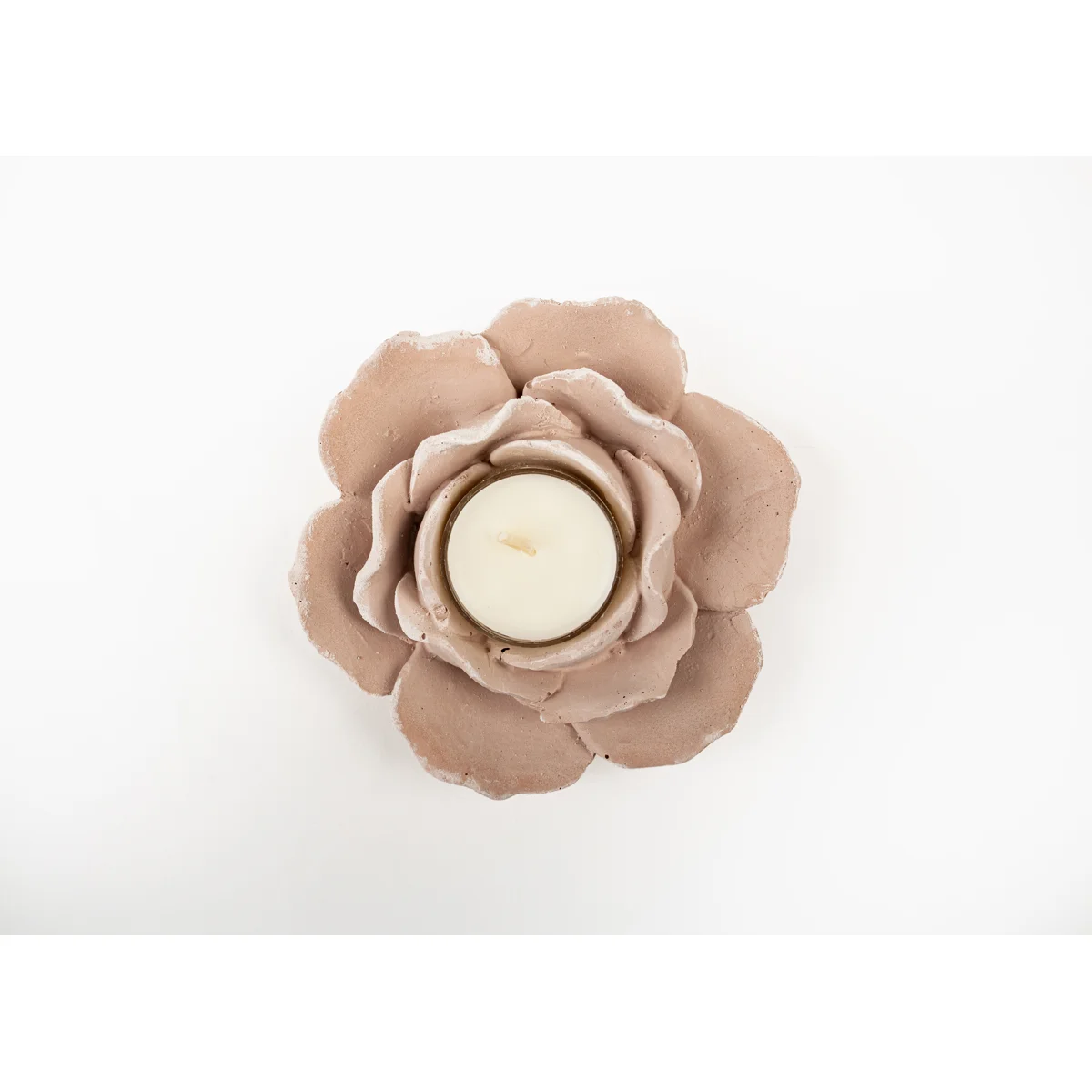 Manamo Woody Powder  Scented Stone Candle Holder  Powder