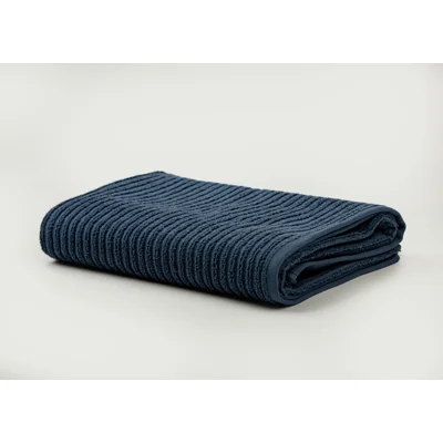 Manamo Jacquard  Bath Towel Cotton Indigo 70x140 cm
