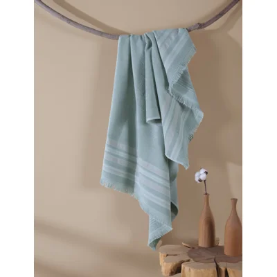 Manamo Sapphire Bath Towel Bamboo/Cotton Cameo Peshterry 75x150 cm