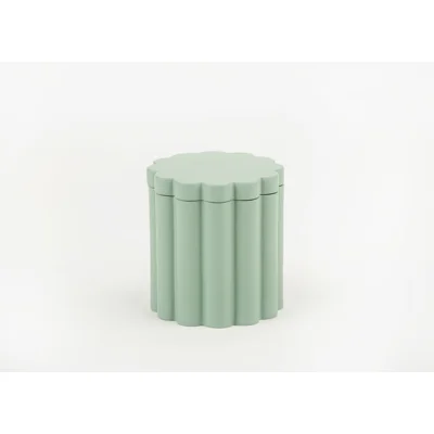 Manamo Tria Cotton Cover Polyresin Cameo Green  8.8x8.8x9.6 cm