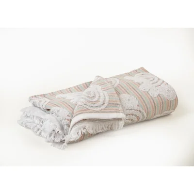 Manamo Tortoise Jacquard Baby Pique Cotton Multi 100x120 cm